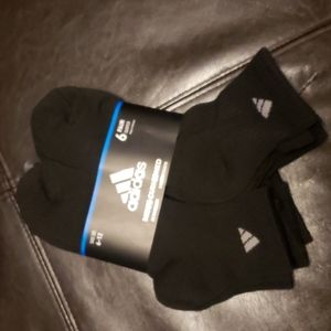 NWT Adidas 6 pack compression quarter socks